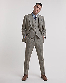 William Hunt Check Suit Trouser