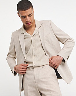 Danny Linen Mix Suit Jacket