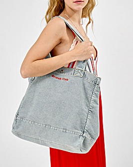 Accessorize Brunch Denim Shopper Bag