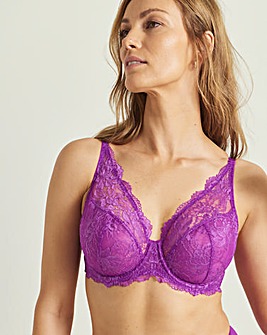 Pretty Secrets Ella Full Cup Wired Bra (C-J) Purple