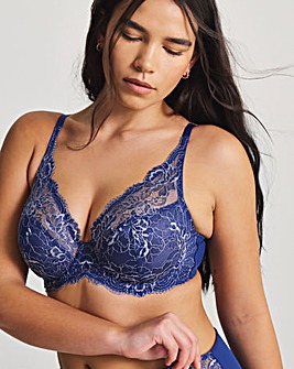 Pretty Secrets Ella Full Cup Wired Bra (C-J) Blue