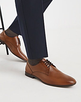 Formal Leather Derby Wide