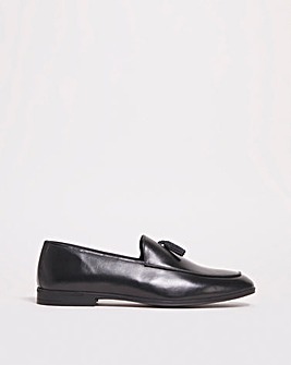 Formal Leather Tassle Loafer Wide