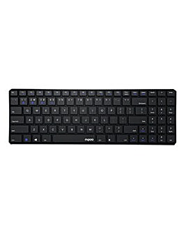Rapoo E9100M Multi-mode Wireless Ultra-slim Keyboard Black