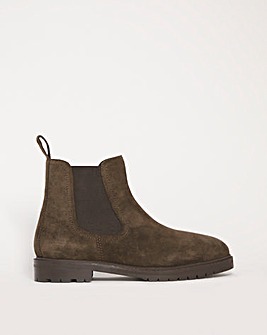Suede Chelsea Boot Wide Fit