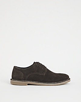 Suede Desert Shoe Wide Fit