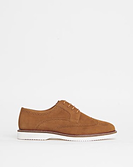 Brogue Detail Derby Wide