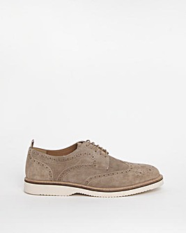 Suede Brogue Wide