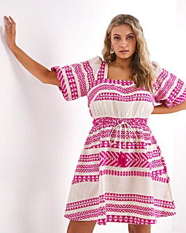 Lovedrobe Aztec Skater Dress