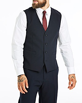 Skopes Stretch Navy Darwin Smart Wool Mix Suit Waistcoat Regular