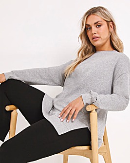 Grey Long Sleeve Hoodies & Sweatshirts, Sports Tops