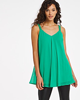 Joanna Hope Bead Trim Swing Cami