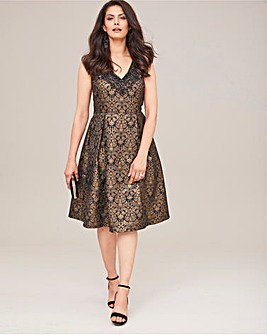 Joanna Hope Jacquard Dress