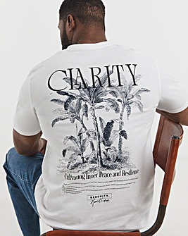 Jack & Jones Bradley Back Graphic T-Shirt - White