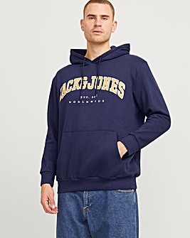 Jack & Jones Caleb Varsity Hoodie - Navy