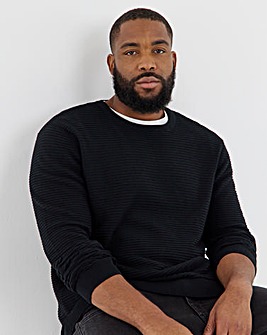 Jack & Jones Otto Knit Crew Neck - Black