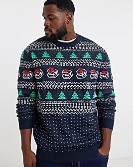 Jack & Jones Xmas Andrew Knit Crew Neck