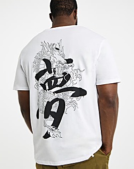 Jack & Jones Miko Back Graphic T-Shirt - White