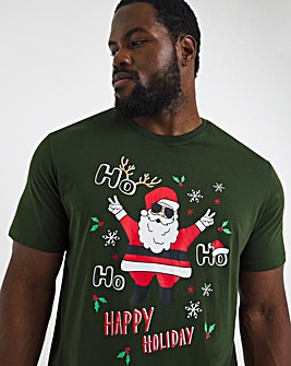 Jack & Jones Christmas T-Shirt - Kombu Green