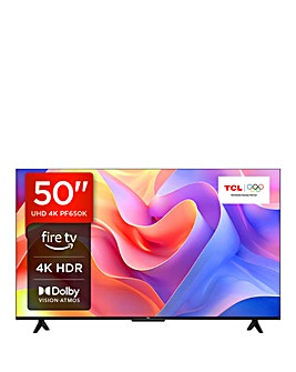 TCL 50In 50PF650K LED 4K HDR PRO Smart Fire TV with Freely