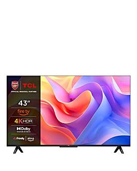 TCL 43In 43PF650K LED 4K HDR PRO Smart Fire TV with Freely