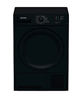 Indesit C YD C82 BBGL UK Condenser Tumble Dryer 8kg - Black