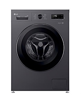 LG X10 Series Direct Drive F4X1008NMK 8kg Washing Machine - Slate Grey