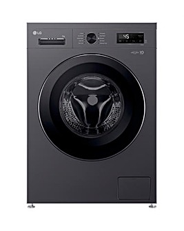 LG X10 Series Direct Drive F4X1009NMK 9kg Washing Machine - Slate Grey