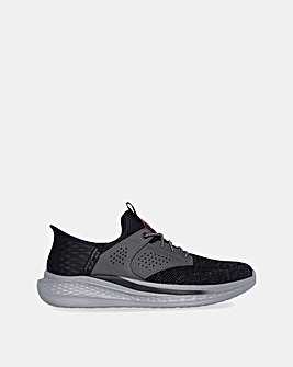 Skechers Slip-ins Slade Caster Trainer - Black/Grey