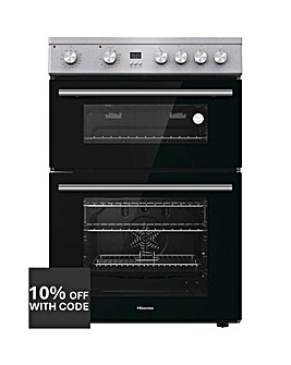 Hisense HDE3211BXUK 60cm Freestanding Electric Cooker