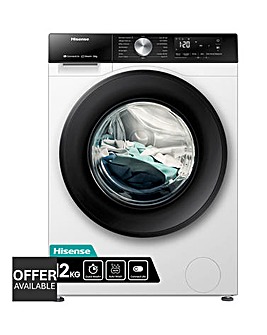 Hisense 3S Series WF3S1243BW3 WiFi-enabled 12kg 1400 Spin Washing Machine - Whit