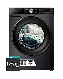 Hisense 3S Series WF3S1243BB3 WiFi-enabled 12kg 1400 Spin Washing Machine - Blac