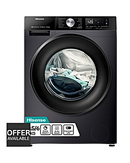 Hisense 3S Series WD3S104BB3 WiFi-enabled 10kg Washer Dryer - Black