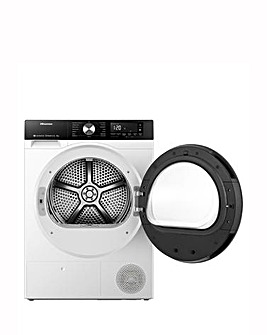 Hisense 3S Series DH3S902BW3 WiFi-enabled 9kg Heat Pump Tumble Dryer - White