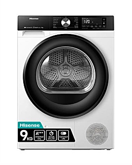 Hisense 3S Series DH3S902BW3 WiFi-enabled 9kg Heat Pump Tumble Dryer - White