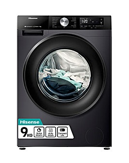 Hisense 3S Series WF3S9043BB3 9kg 1400 Spin Washing Machine - Black