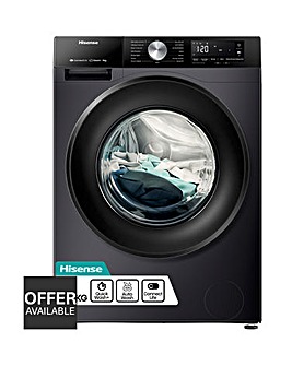 Hisense 3S Series WF3S9043BB3 WiFi-enabled 9kg 1400 Spin Washing Machine - Black
