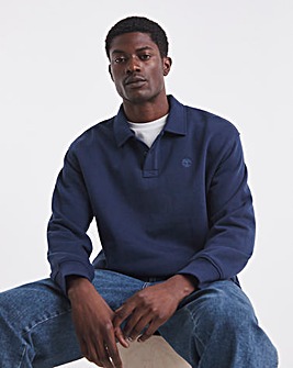 Timberland Polo Style Sweatshirt - Navy