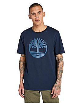 Timberland Kennebec River Tree Logo Short Sleeve T-Shirt - Navy
