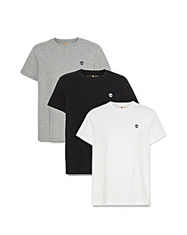 Timberland Dunstan River Short Sleeve T-Shirt 3 Pack - Multi