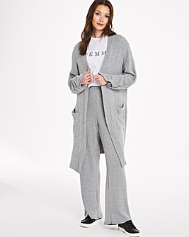 Grey Rib Trouser