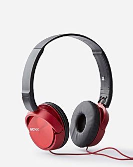 Sony MDR-ZX310 Over Ear Headphones - Red
