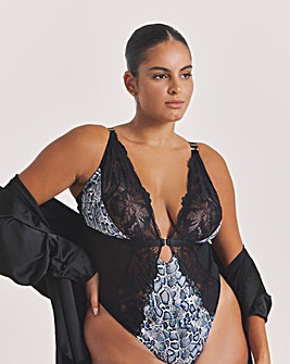 Ann Summers Rapturous Plunge Body Black