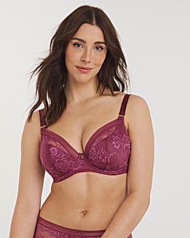 Fantasie Fusion Lace Plunge Wired Bra Rosewood