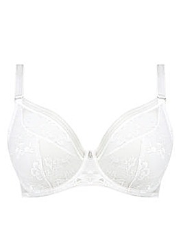 Fantasie Fusion Lace Plunge Wired Bra White