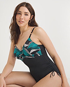 Fantasie Saint Lucia Twist Front Adjustable Leg Wired Swimsuit