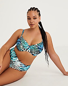 Fantasie Kabini Oasis Gathered Full Cup Wired Bikini Top