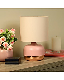 Vermont Pink & Rose Gold Table Lamp