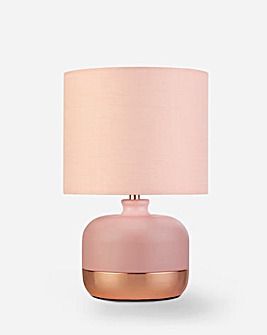 Vermont Pink & Rose Gold Table Lamp