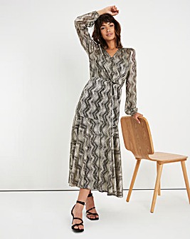 Joanna Hope Plisse Dress